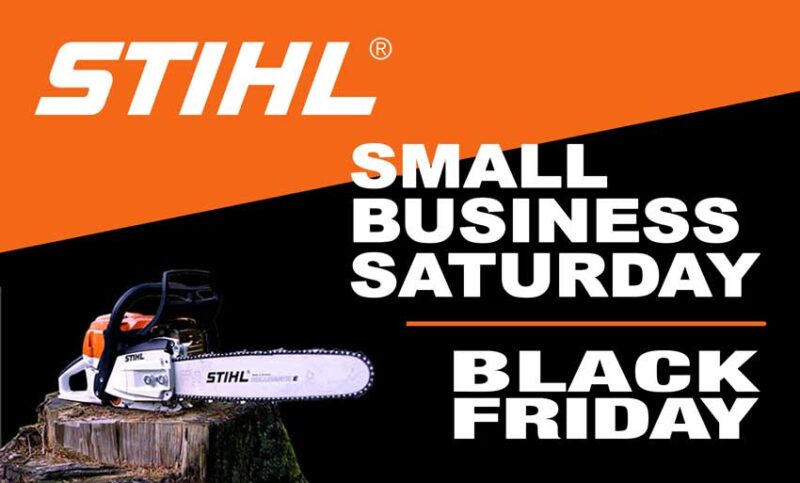 Stihl Black Friday small business Saturday deals