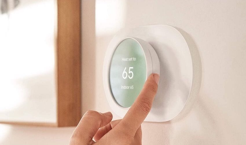 Google Nest smart thermostat temperature control