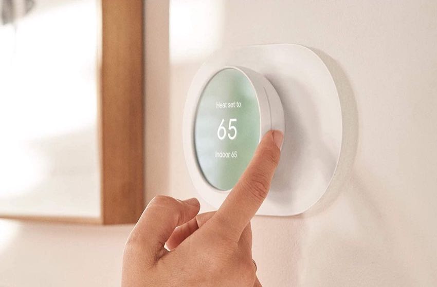 Google Nest smart thermostat temperature control