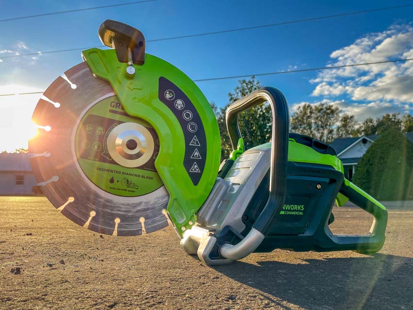 Greenworks Commercial 82V 12-Inch Power Cutter Review