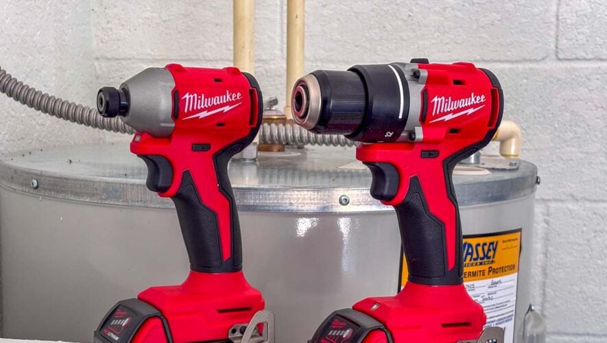 Impact Driver vs Drill: Milwaukee M18 Brushless Compact Drill and Impact Driver
