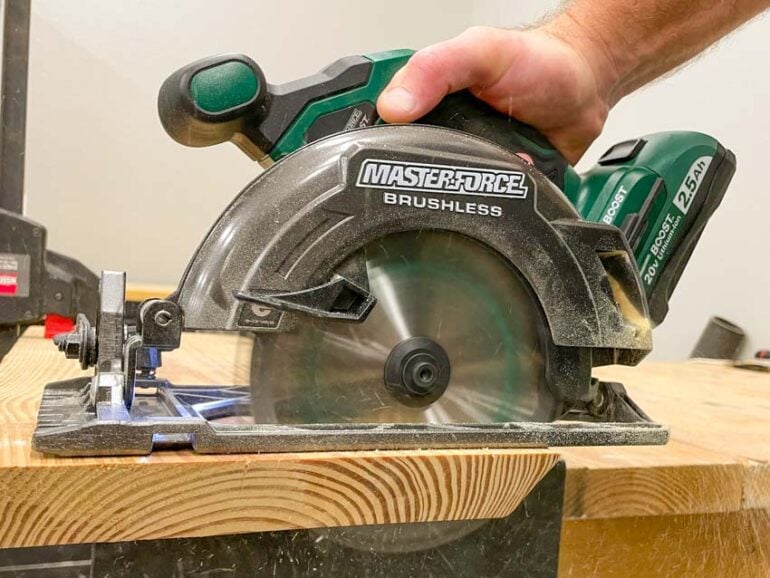 Masterforce Boost Cordless 6 1/2Inch Circular Saw Review PTR