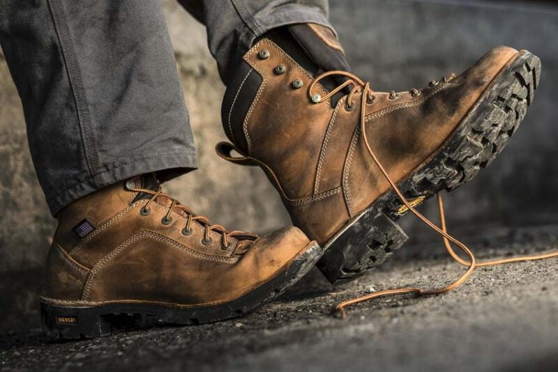 Men's Sturdy Work Boots Lace-up Boots - Comfortable And Breathable