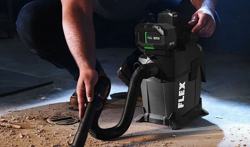 Flex 24V Cordless Compact Wet Dry Vacuum