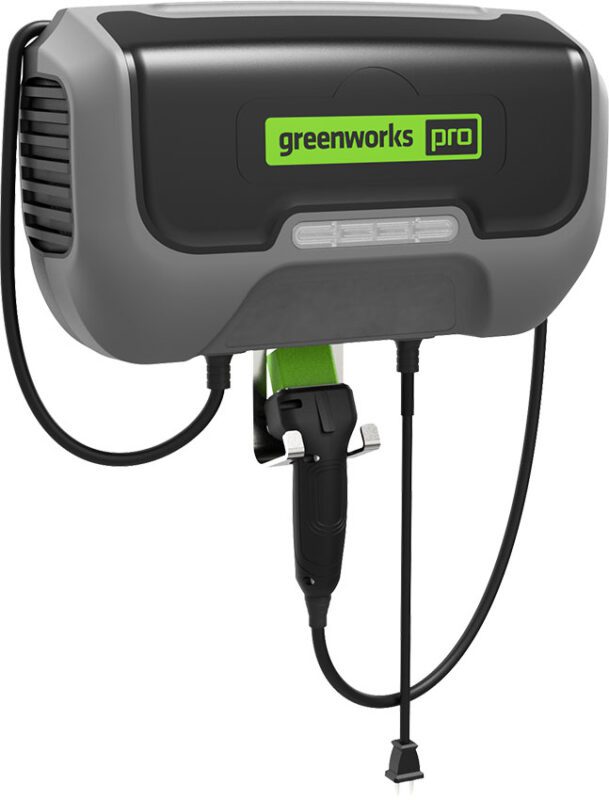 Greenworks Ride-On Lawn Mower and UTC Fast Charger