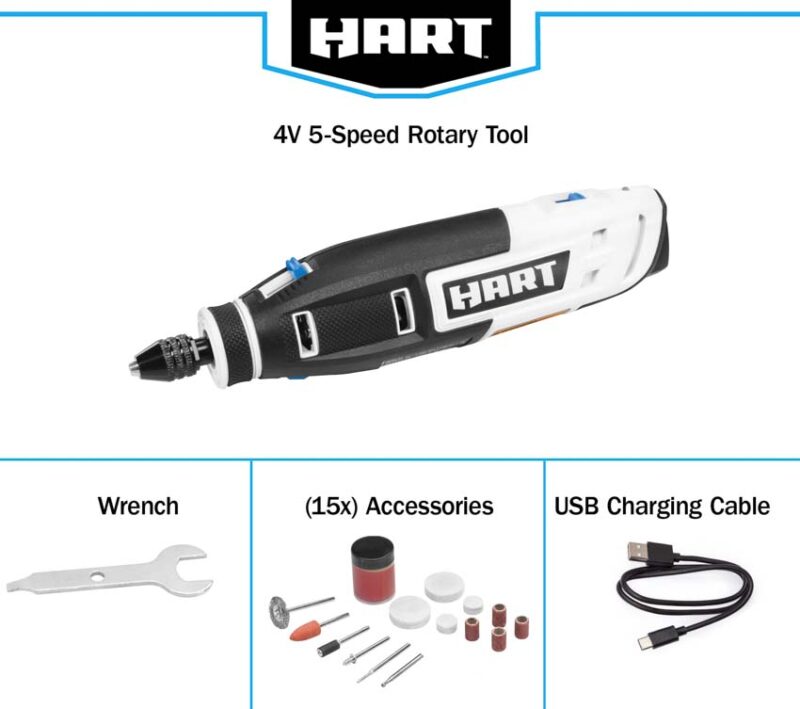 HART 4V Cordless Rotary Tool Review