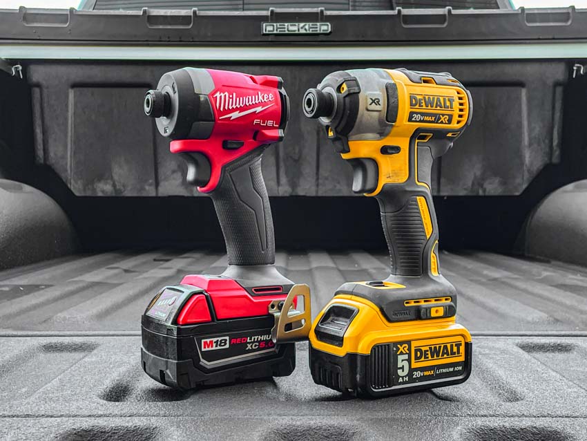 Havn Ombord Sekretær DeWalt Vs Milwaukee Impact Driver Head-to-Head Review - PTR