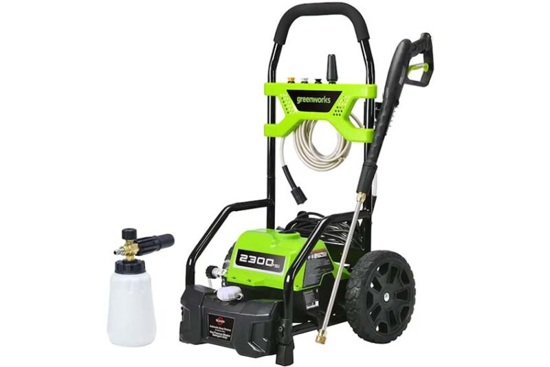Greenworks 2300 PSI Pressure Washer with Foam Cannon