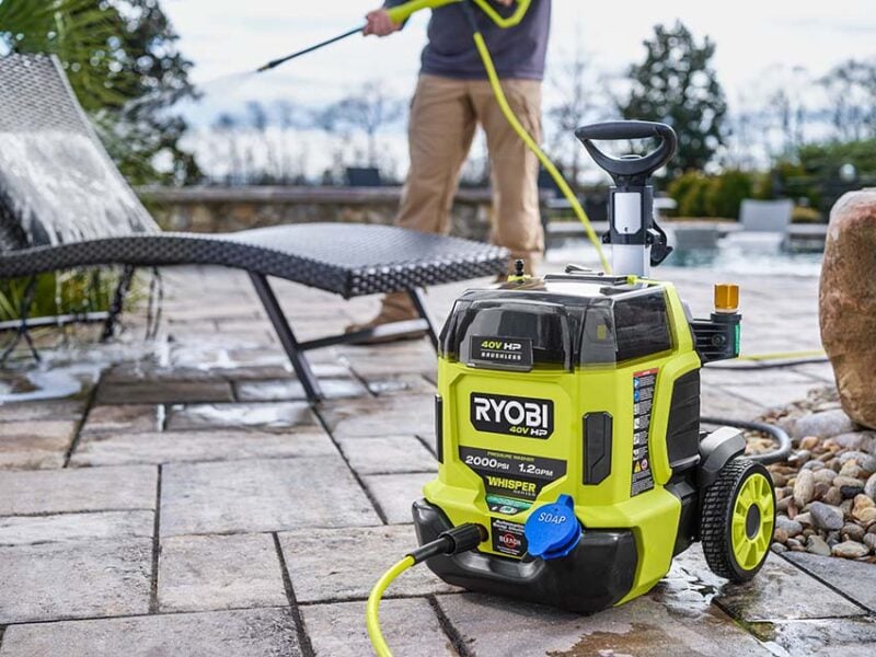 Best Cordless Electric Pressure Washer - Ryobi 40V HP Brushless 2000 PSI