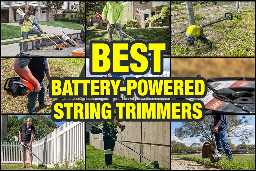 Best Battery Powered Weed Wacker Leaf Blower Combo String Trimmer Cordless  Eater