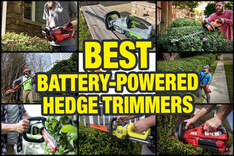 Best battery powered hedge trimmer reviews ptr