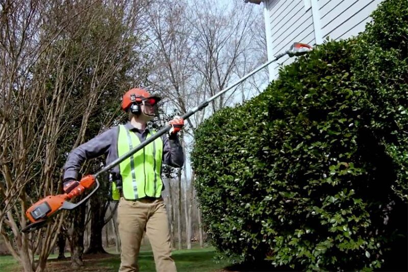 BLACK+DECKER 20V MAX Cordless Battery Powered Pole Hedge Trimmer