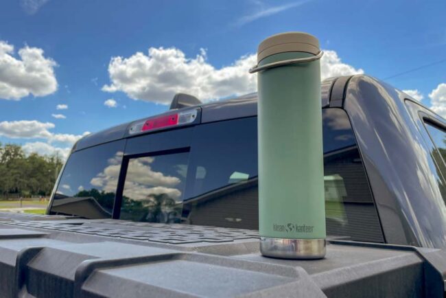 Klean Kanteen Tappo Twist Con Cannuccia In Acciaio Inox Per Bottiglie TKWide - Tenuta Stagna E Lavabile In Lavastoviglie, Nero