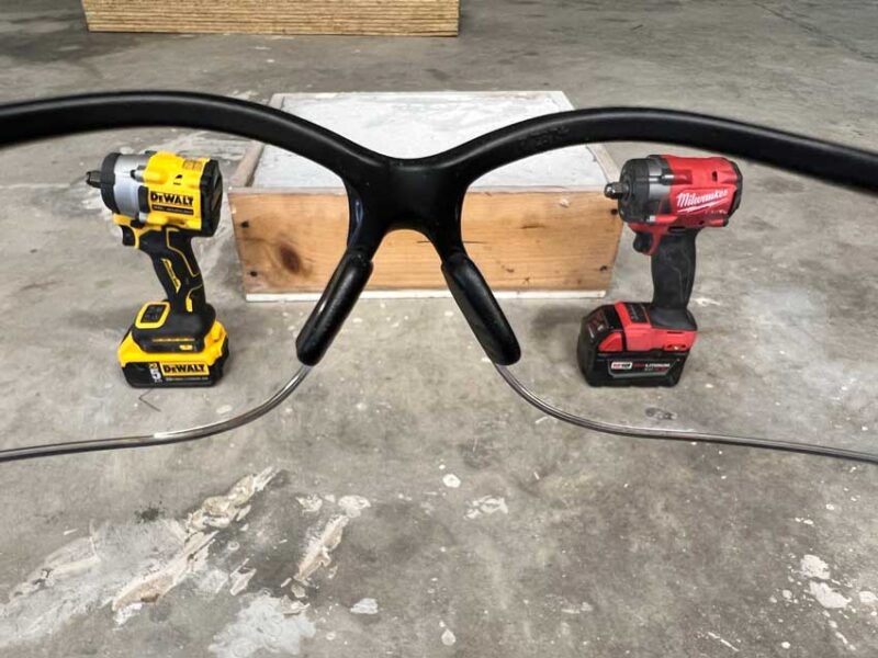 regular safety glasses