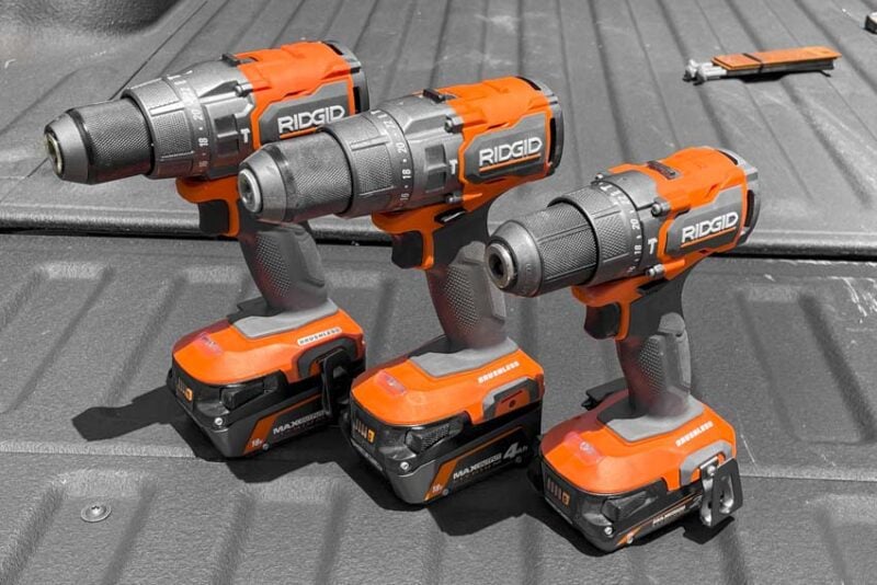 Ridgid 18V Cordless Hammer Drill - Current Model Comparison