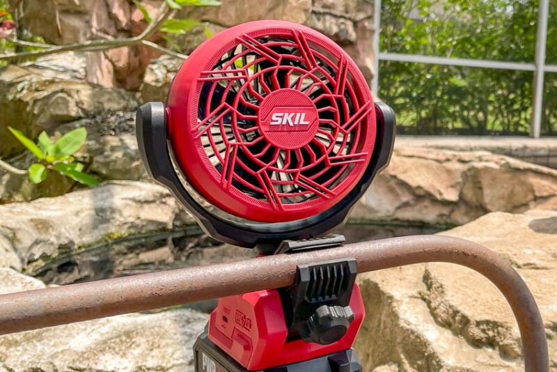Skil 4-Inch MultiVolt Brushless Cordless Clamp Fan