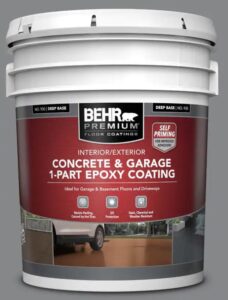 Behr Premium 1-part epoxy garage floor paint