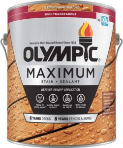 Olympic Stain Maximum Wood Stain and Sealer