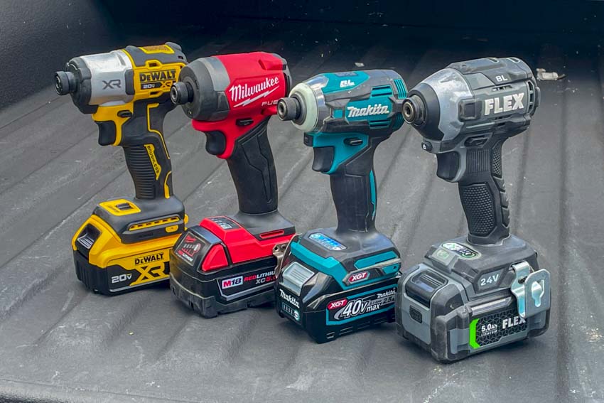 DeWalt Vs Makita Vs Flex Impact Driver Review