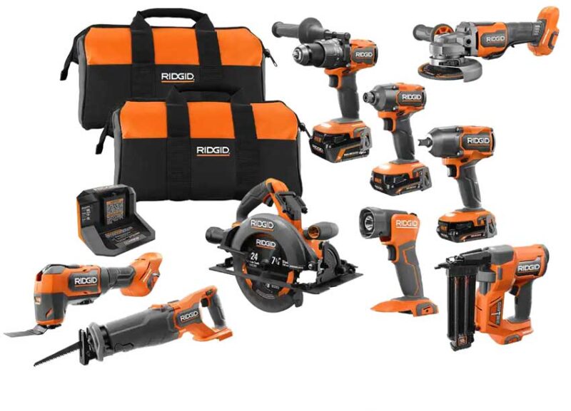 Ridgid R96265N 9-tool kit