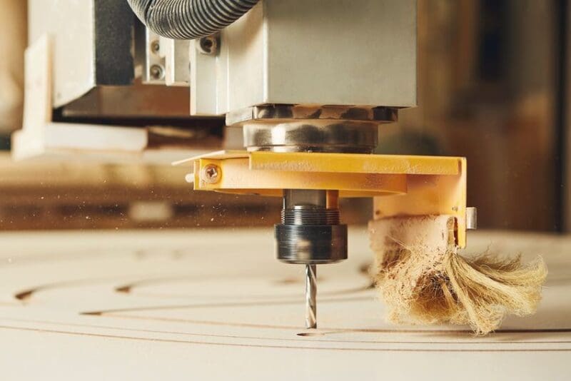 CNC wood router and bits