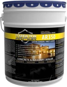 Foundation Armor AR350 best acrylic concrete sealer