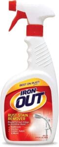 Iron Out rust remover spray gel bottle