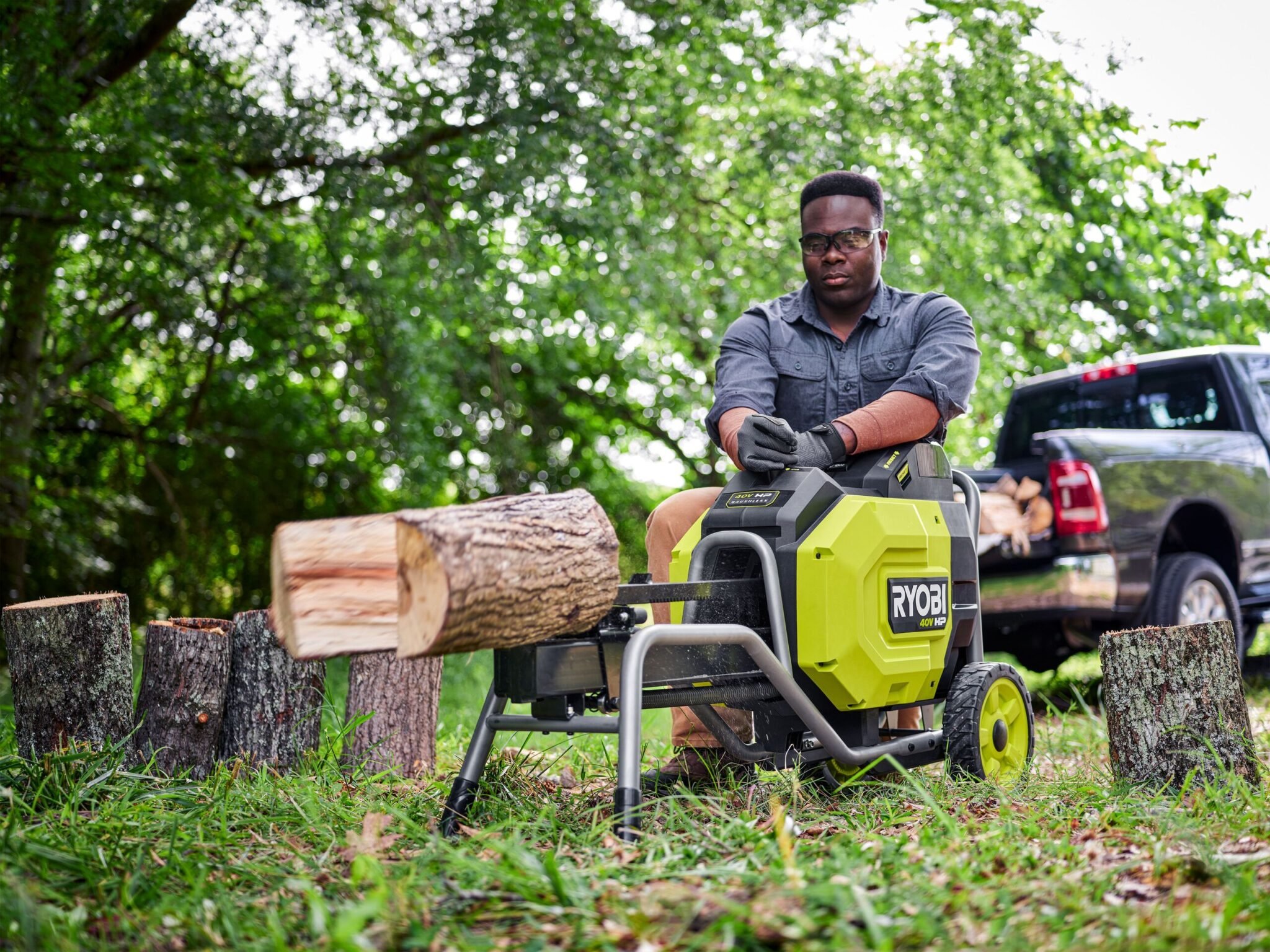 Ryobi 40V Cordless Log Splitter 12Ton Capacity Pro Tool Reviews