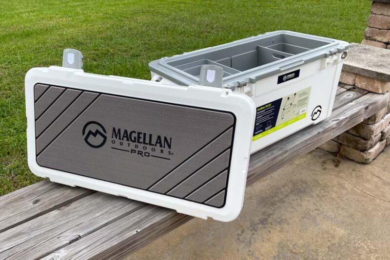 Magellan Outdoor Pro Explorer 75L Icebox Marine Cooler with Lid Off