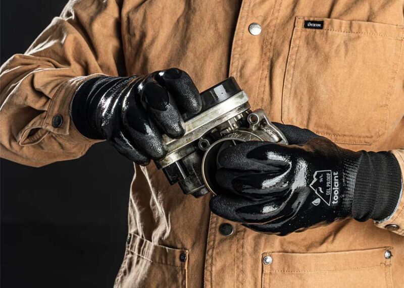 Nitrile Thermal, Waterproof, and Oil-Resistant Winter Gloves