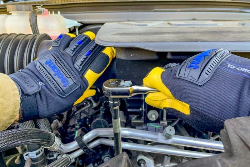 Thor Pro Heavy Duty with Impact Protection and Vibration Absorption, Snug Fit and Durable Mechanic Gloves