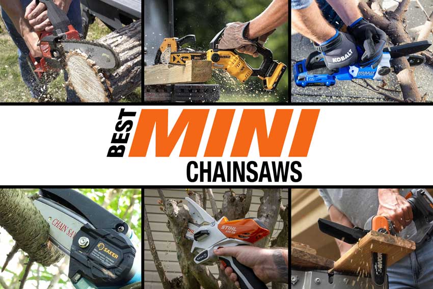 Mini Chainsaw Cordless 6 inch with 2 Battery, Mini Power Chain Saw with  Security Lock, Electric Chainsaw, Handheld Small Chainsaw for Tree Trimming