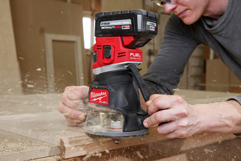 Best Cordless Plunge Wood Router - Milwaukee M18 Fuel 2838