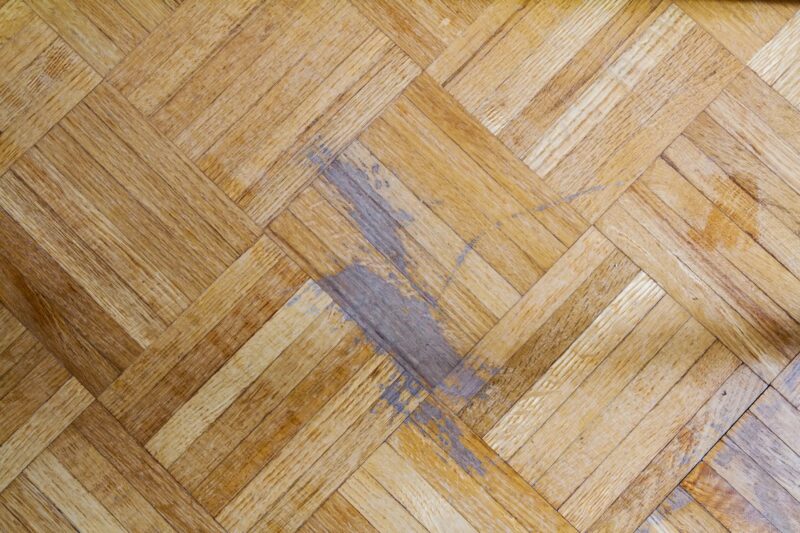 Damaged Hardwood Floor