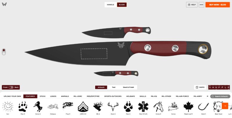 Customizing the Benchmade Cutlery 3-Piece Kitchen Knife Set