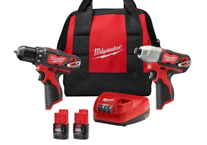 Milwaukee M12 drill impact combo kit 2494-22