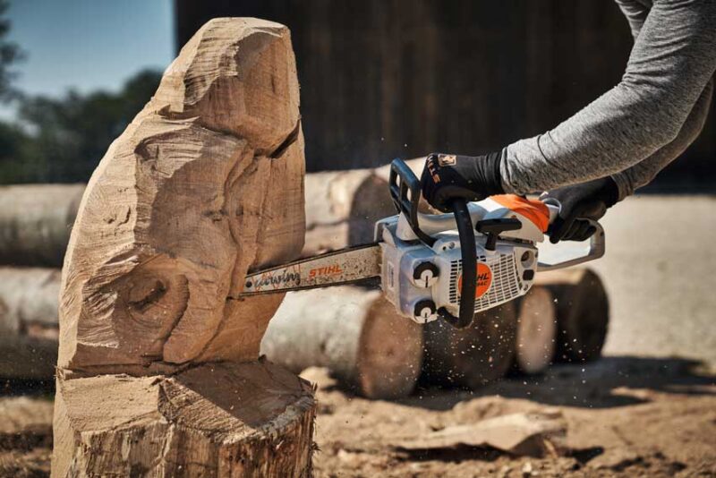 Stihl MS 194 C-E carving chainsaw