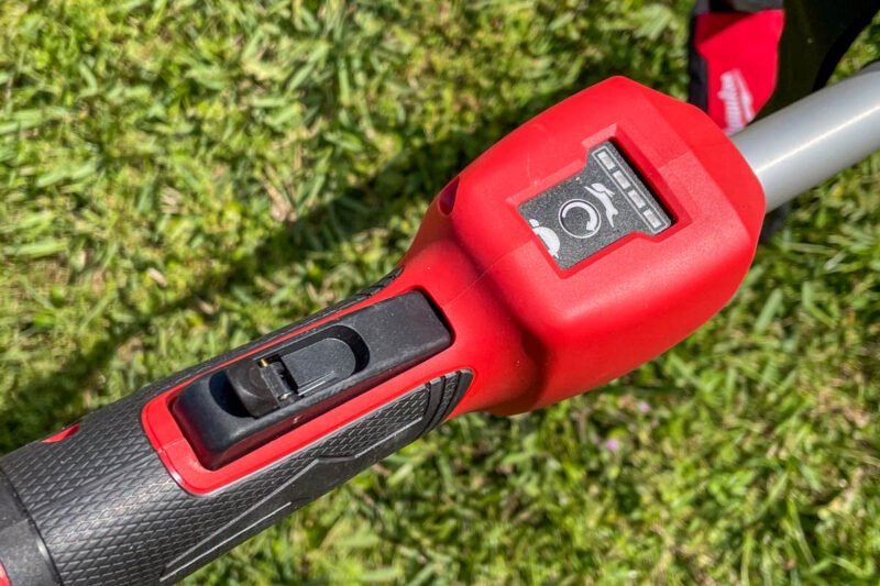 Milwaukee M18 Fuel Dual Battery String Trimmer Speed Selector