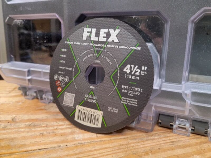 Flex cut-off wheel