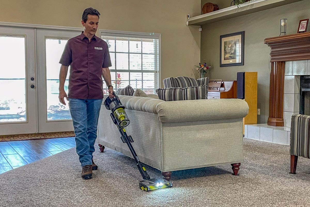 Ryobi one+ 18v 5.0 ah brushless stick vacuum kit review hotsell