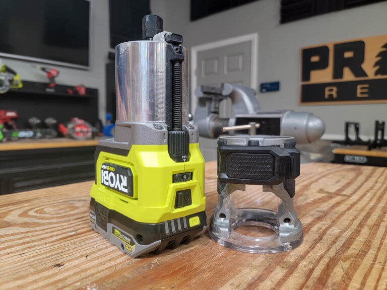 Ryobi 18V One+ HP Brushless Cordless Router Review PBLRR01 - Pro Tool ...