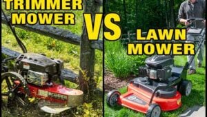 Lawn Mower Vs Trimmer Mower: When To Use Each