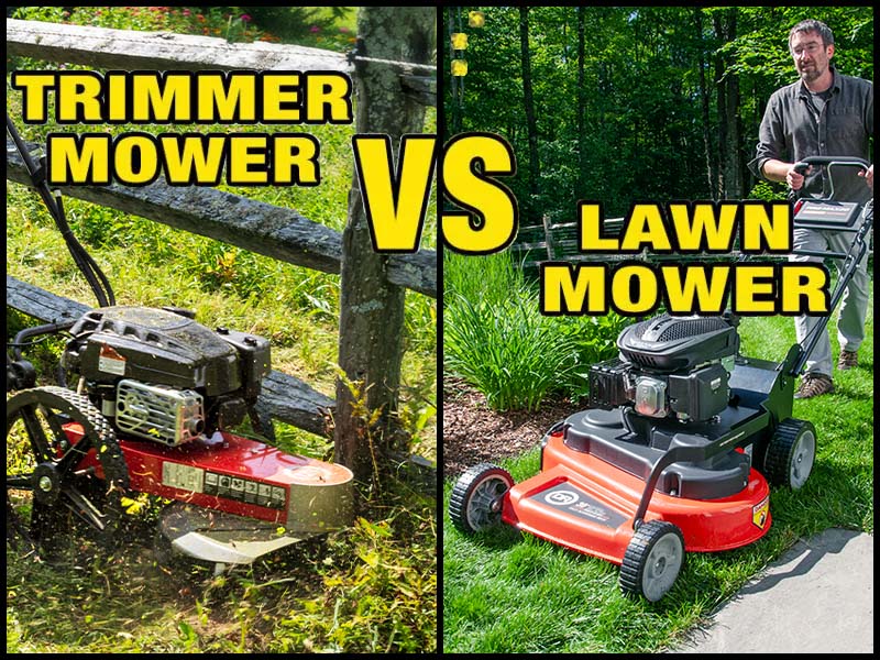 Lawn Mower Vs Trimmer Mower: When To Use Each