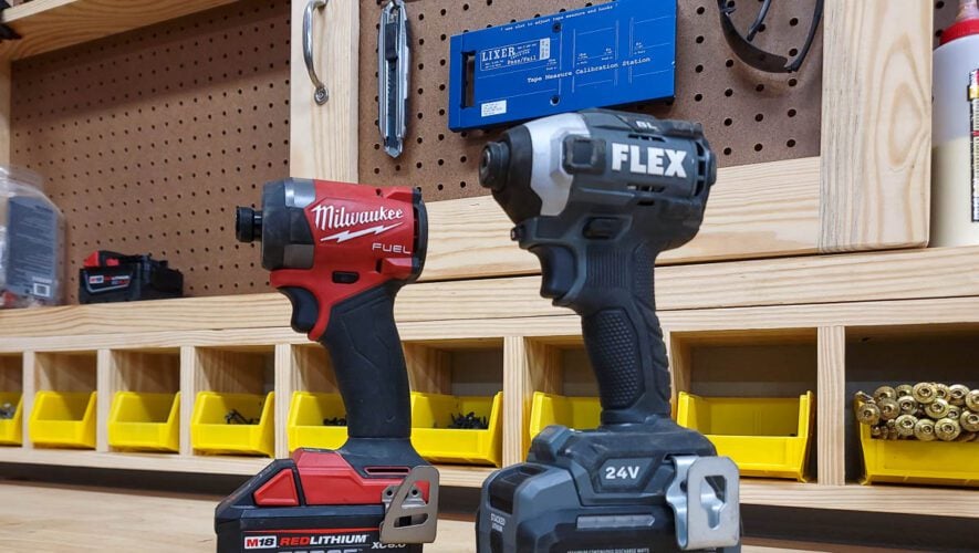 Flex VS Milwaukee Impact Driver