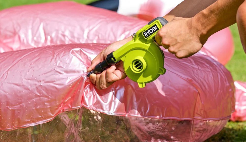 Large Object Inflator Ryobi USB Lithium High Volume Inflator is Vacation Approved - Pro Tool ...