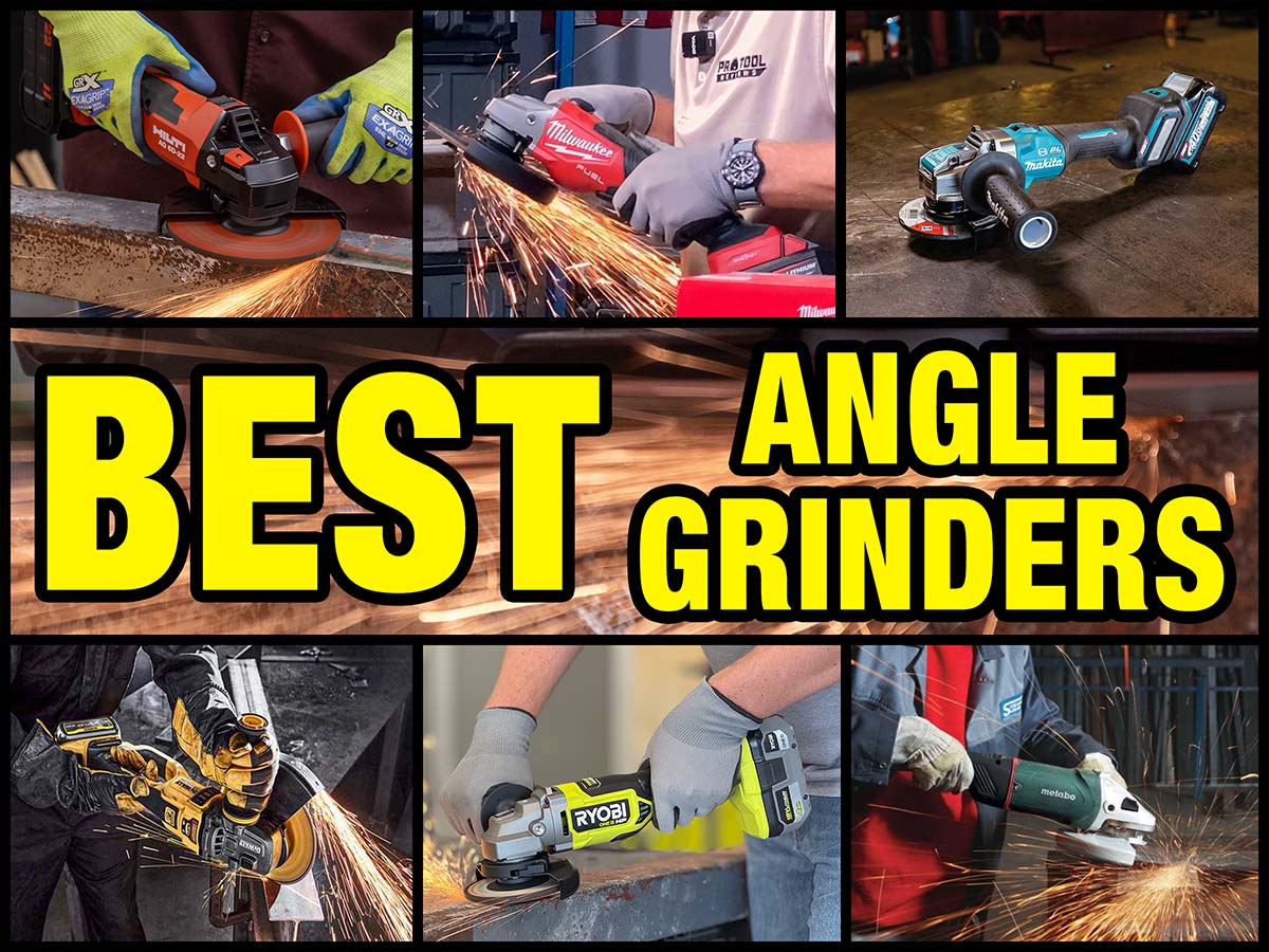 Best Angle Grinders For Metal, Concrete, Wood, and More
