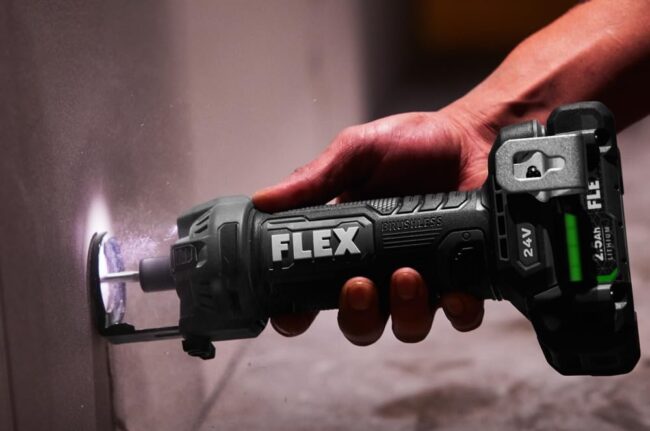 Flex 24V Drywall Cut Out Tool Targets Top Tier Performance - Pro Tool ...