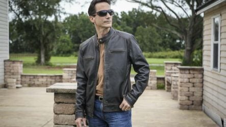 Fan Jackets Dark Brown Leather Cafe Racer
