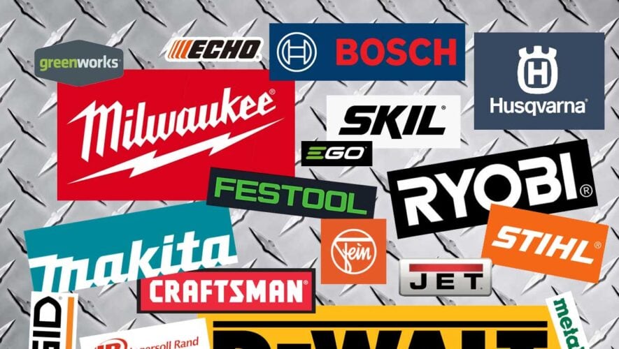 best power tool manufacturers logos