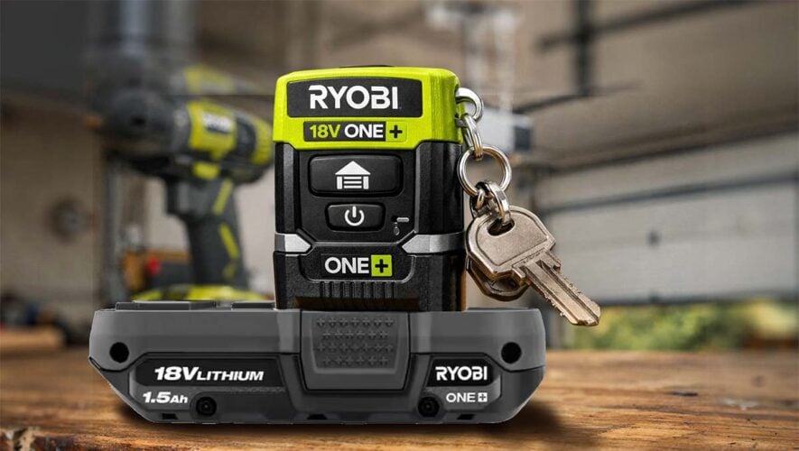 RYOBI 18V ONE Plus garage door opener